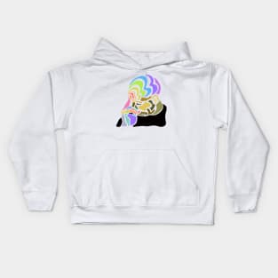 Trippy Mind Meld Design Kids Hoodie